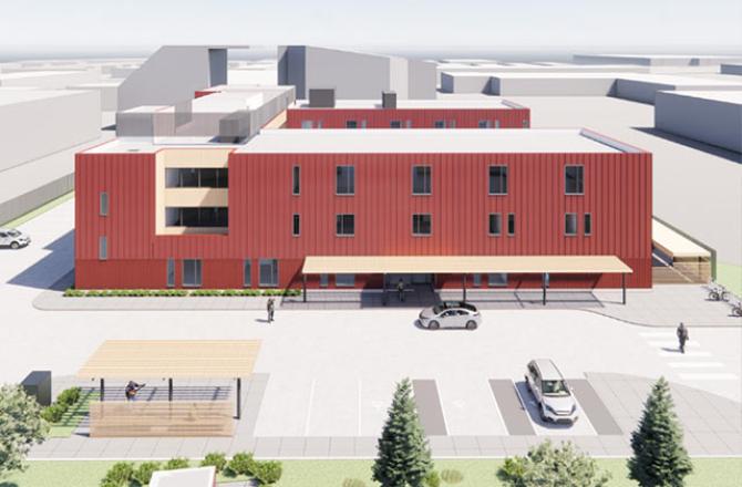 Rendering of Wilkinson Shelter