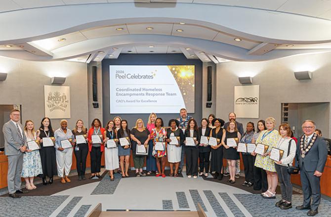 Recipients of the CAO's Award for Excellence: Coordinated Homeless Encampments Response Team 