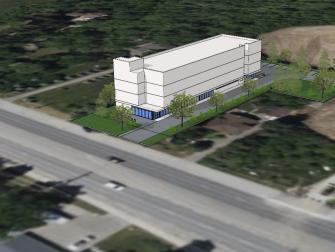 Rendering of new Brampton Youth Shelter.