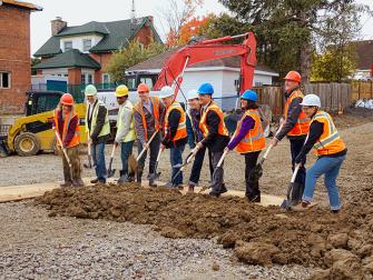 Groundbreaking Celebration at Indwell Community Homes on October 13, 2022.