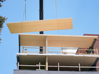 Mass timber panels.