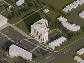 Peel Manor Senior Rental Building sample illustration