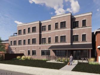 sample illustration of Cornerstone Suites exterior