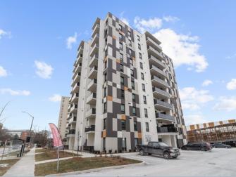 Exterior of Bell Tower Residences.