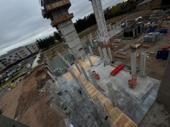 October 2025 construction progress