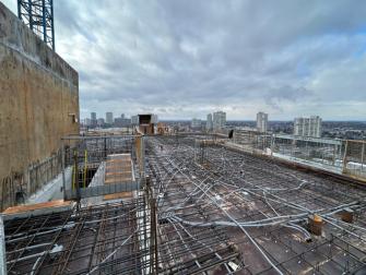 January 2026 construction progress exterior