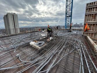 January 2026 construction progress roof