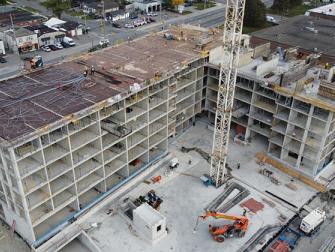 October 2026 construction progress.