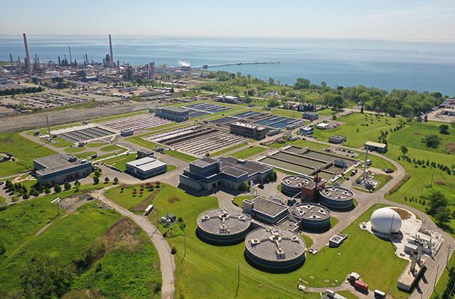 ClarksonProcesses the wastewater from homes and businesses on the west side of Brampton and Mississauga.Designed to treat an average flow of 350,000 m3 per day (350 ML per day).Clarkson treatment process