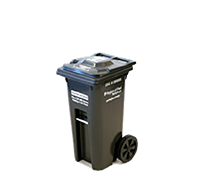 Small Garbage Bin120L, 32 gal. Holds 1-2 bags of garbage.Height: 97 cm (3 ft 2 in)Depth: 56 cm (1 ft 10 in)Width: 51 cm (1 ft 8 in)