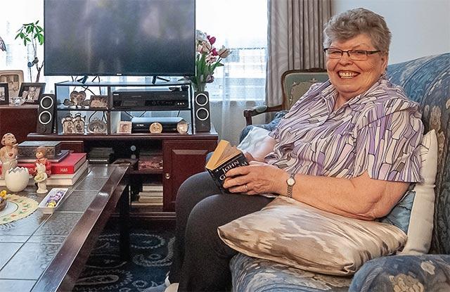 TheresaWhen Theresa moved into the Peel senior's building at Snelgrove she found a home and a friend.Watch Theresa's story.