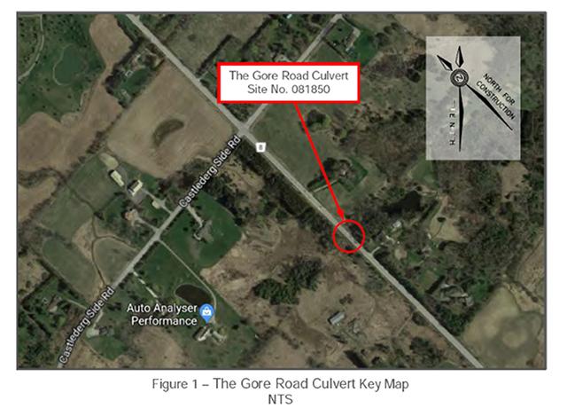 The Gore Road Culvert Map