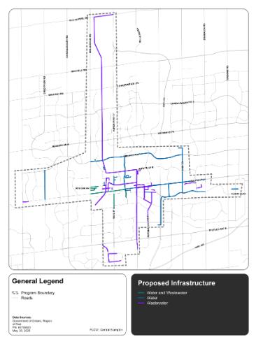 Flow Program map – Central Brampton