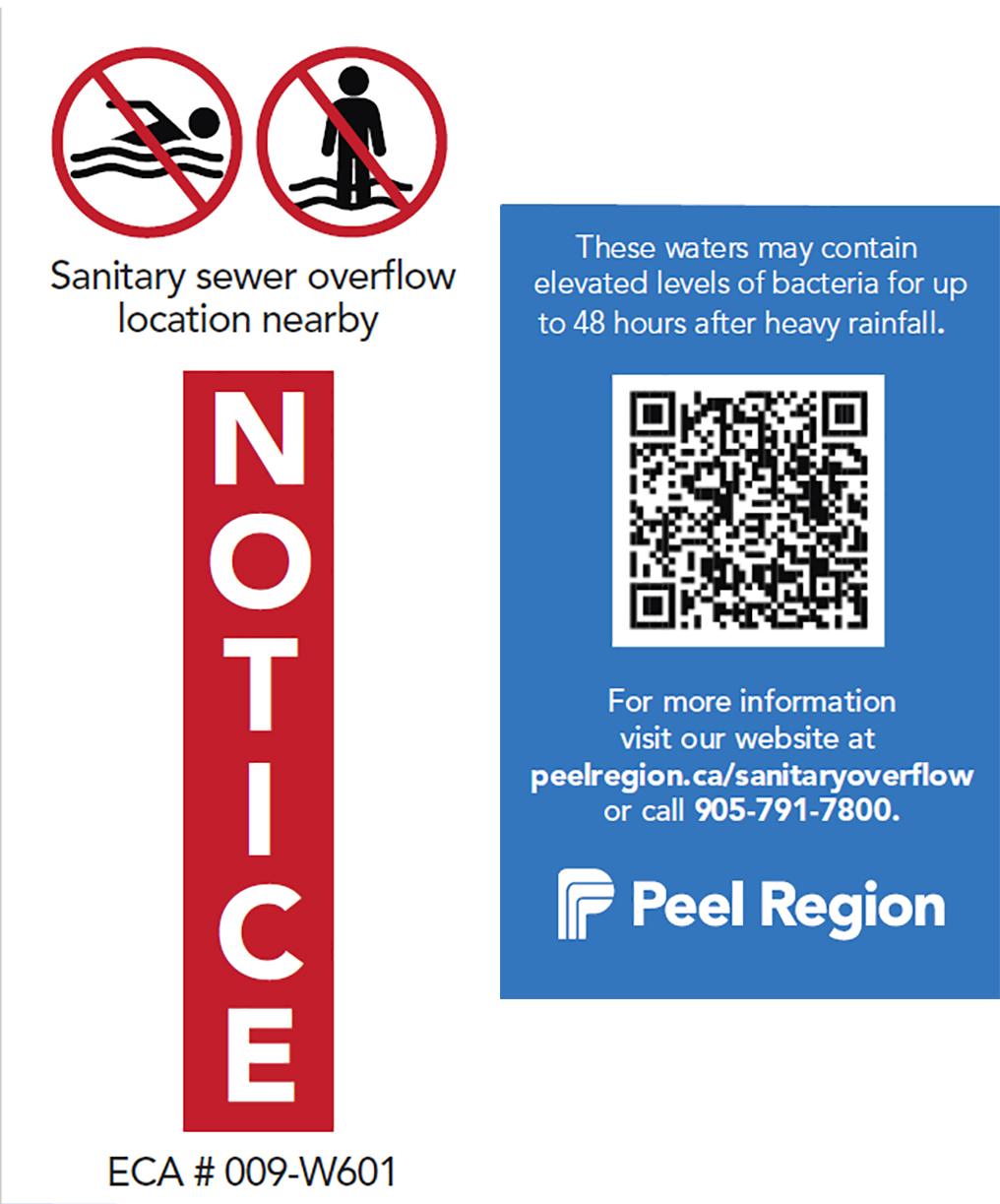 Sanitary sewer overflow utility marker