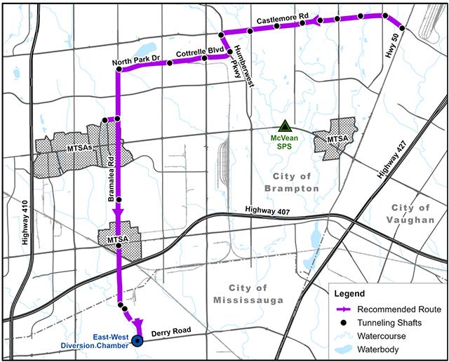 Recommended route